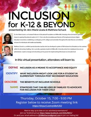 10-15-20 Inclusion for K-12 & Beyond 